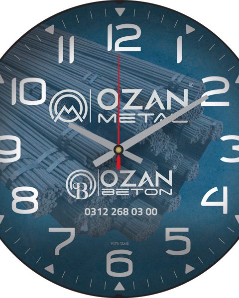 Bombe Cam Duvar Saati