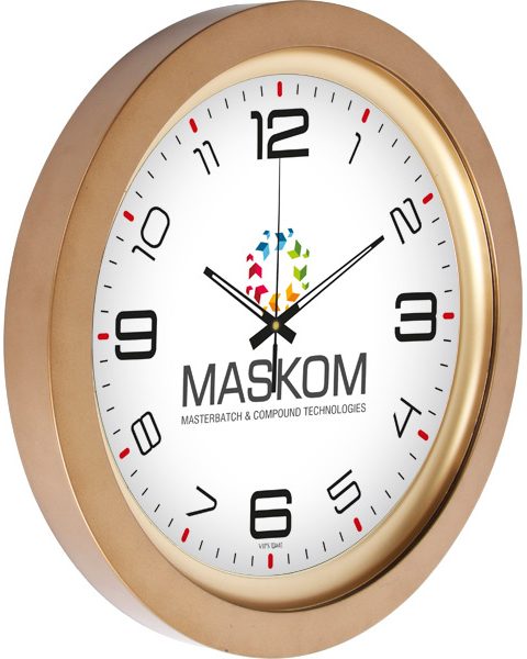 Metalize Duvar Saati